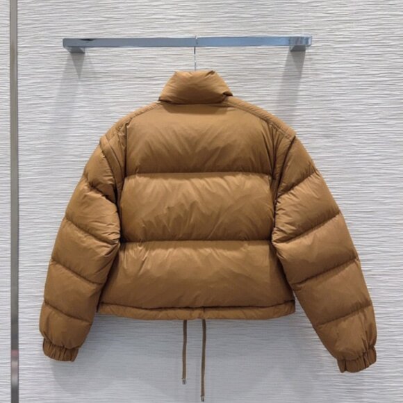 Moncler Women's Tan Puffer Jacket - Picture 2 of 8